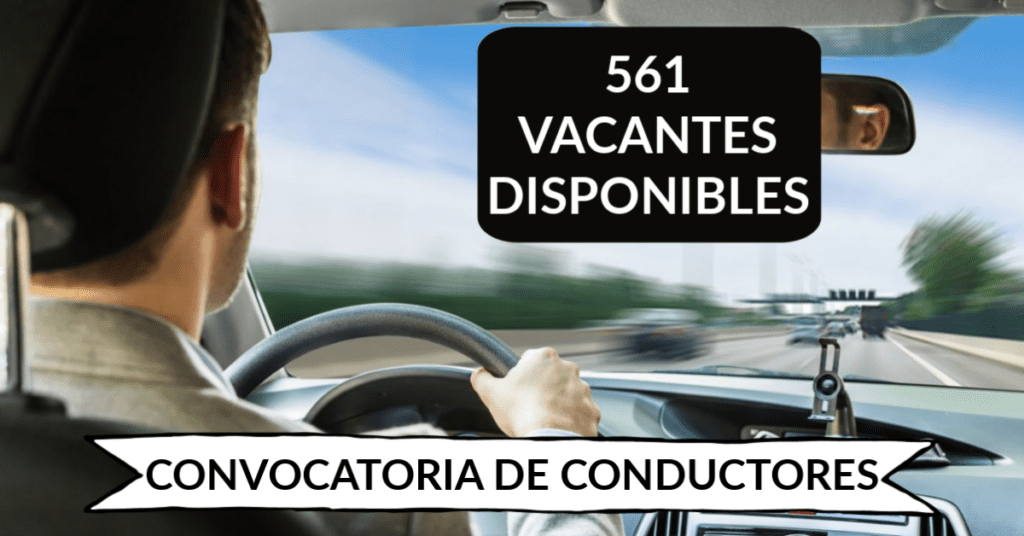 CONVOCATORIA DE CONDUCTORES