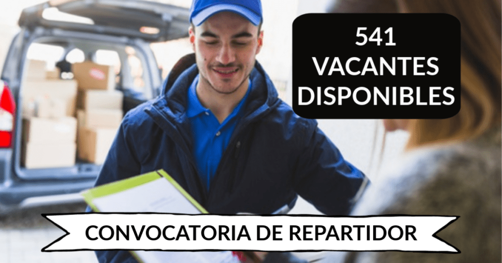 TRABAJOS DISPONIBLES DE REPARTIDOR