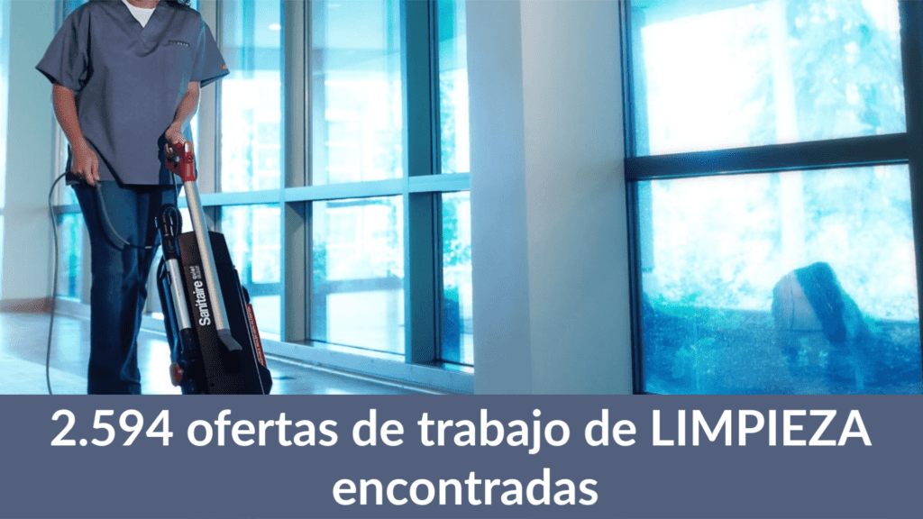 2.594 ofertas de trabajo de LIMPIEZA encontradas