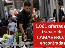 1.061 ofertas de trabajo de CAMARERO/A