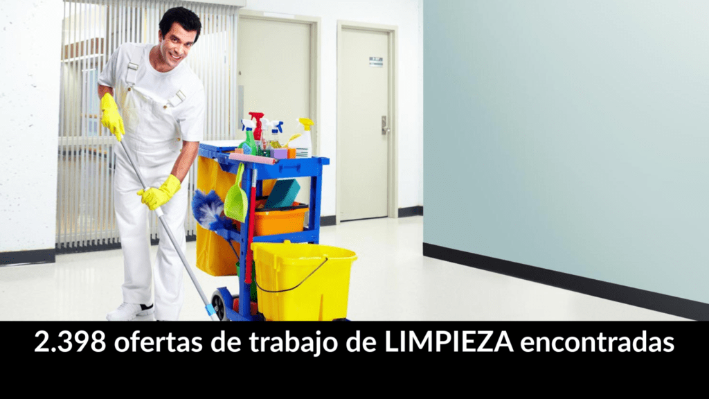 2.398 ofertas de trabajo de LIMPIEZA encontradas