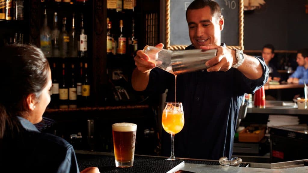 Mesero de temporada bartender