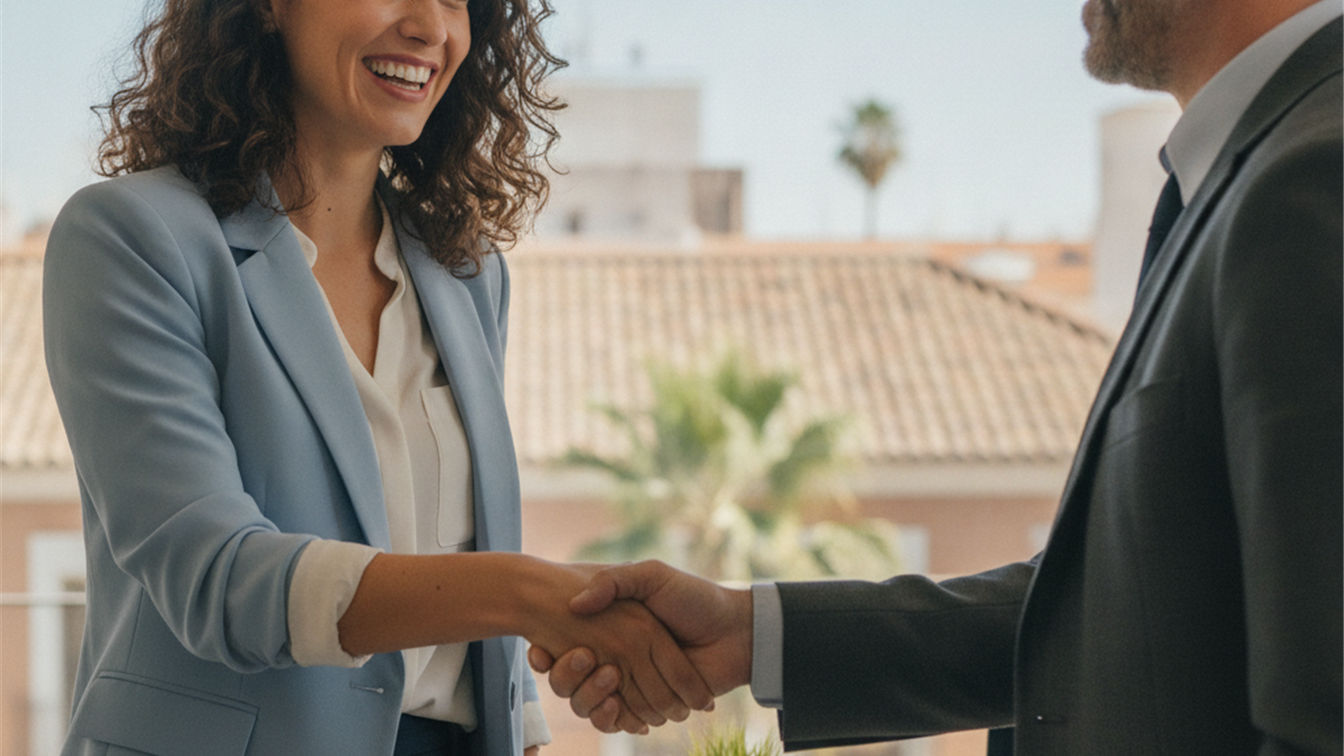 entrevista de trabajo con buenas noticias en España