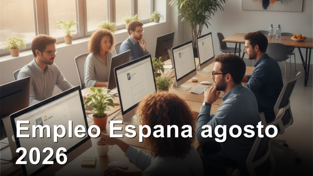 empleo trabajo espana agosto 2026 img 1