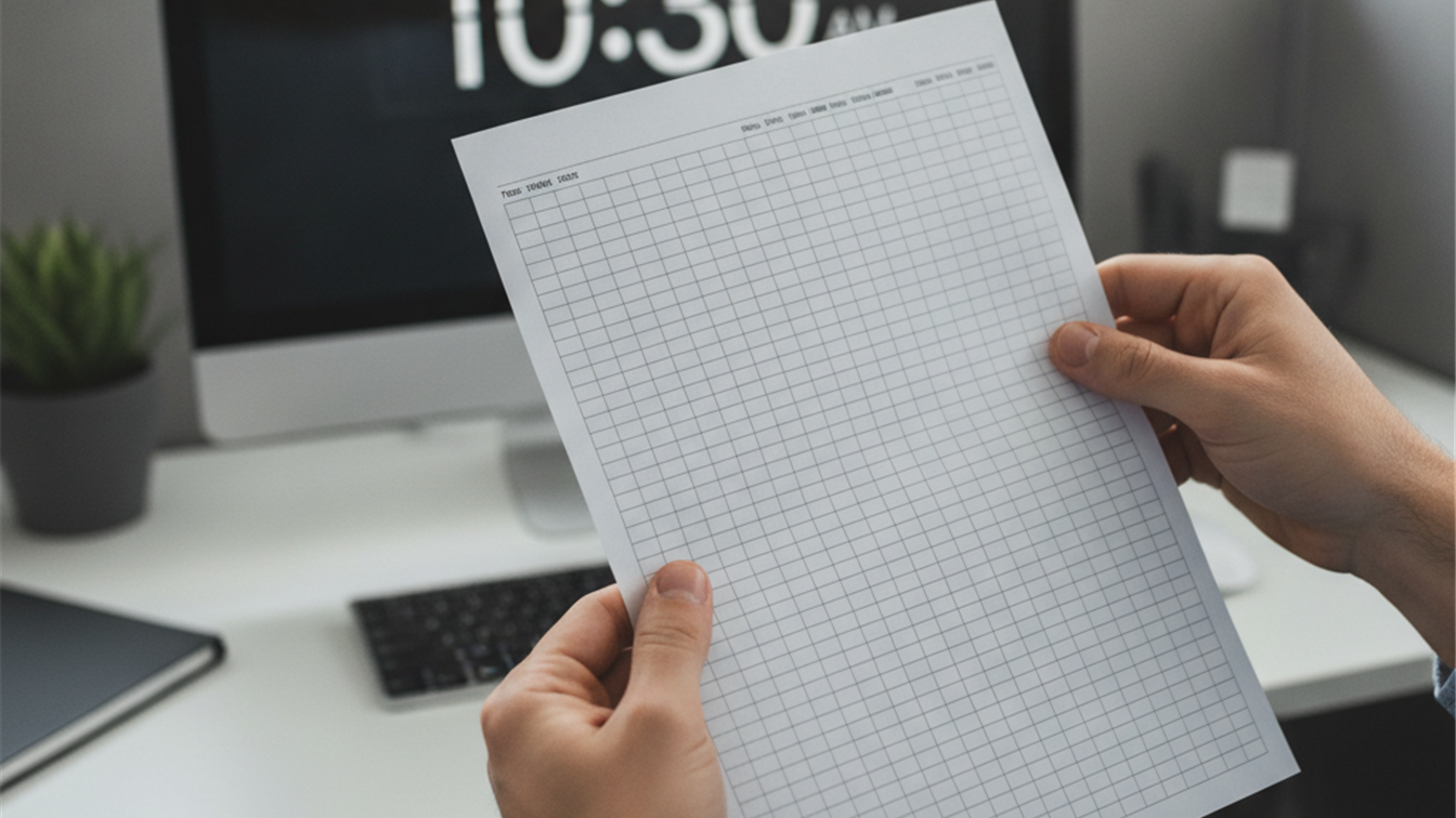 Documentos de horas extra y registro de jornada en España