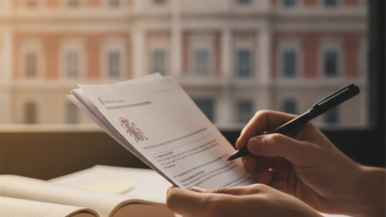 Documentos y material de estudio para oposiciones en España