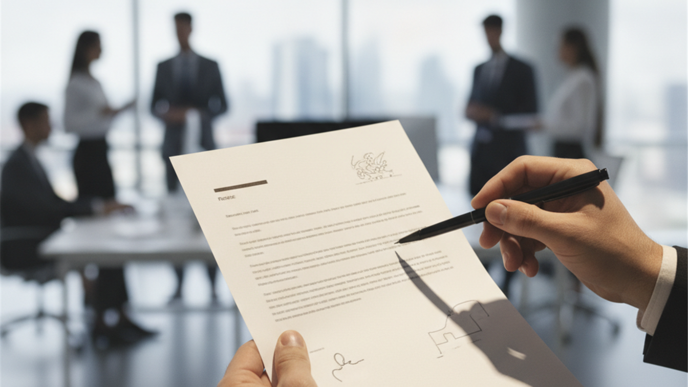Manos revisando curriculum vitae para buscar trabajo en España