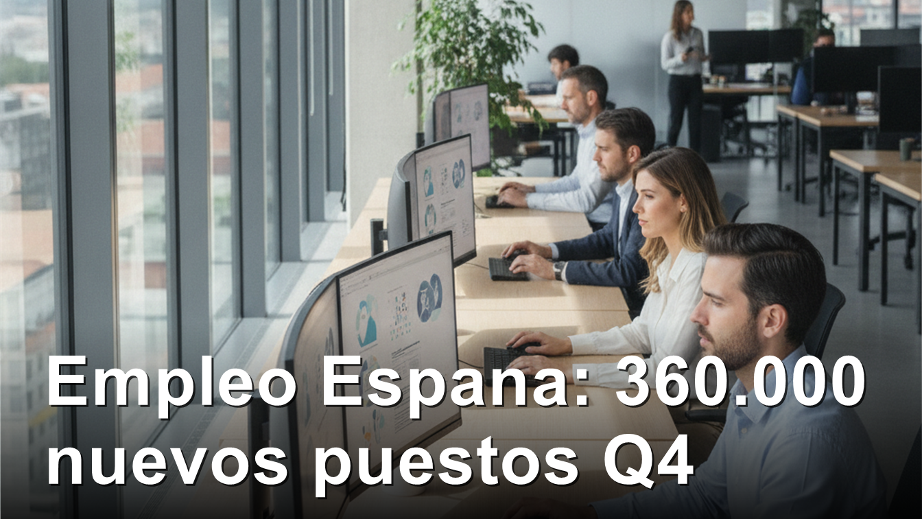 Trabajadores buscando empleo en España septiembre 2026