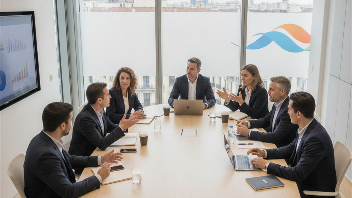 Equipo de trabajo en empresa española, empleo septiembre 2026