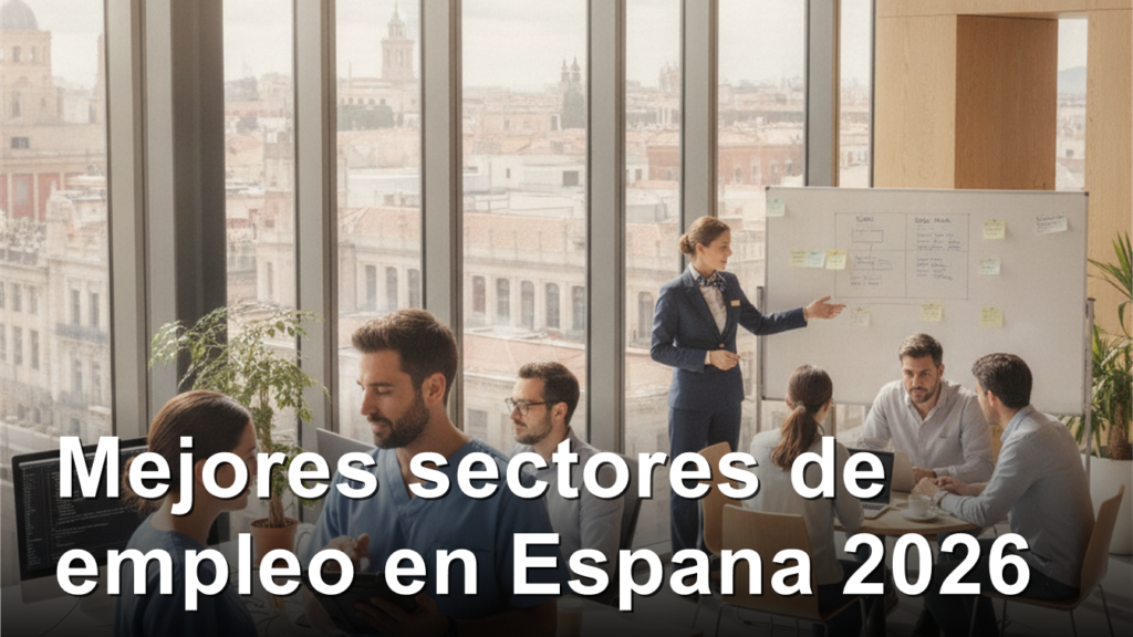 Mejores sectores para trabajar en España 2026